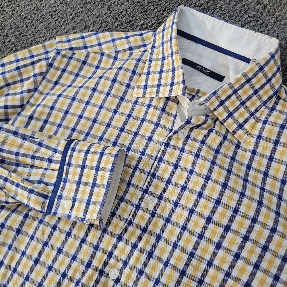 Pal Zileri Men's Button Up Shirt Size 16/41